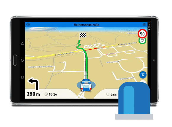 GPS app for fire trucks