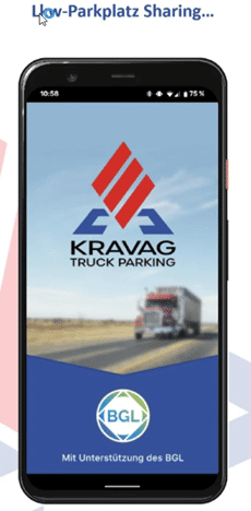 Kravag Truck Parking App
