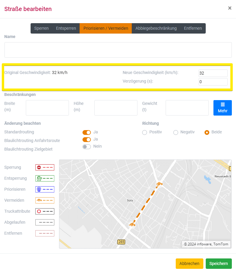 MapTrip57PrioVermeidenGeschwindigkeit